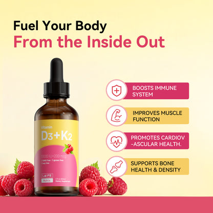 LAIFE Vitamin D3 + K2 (MK-7) Drops