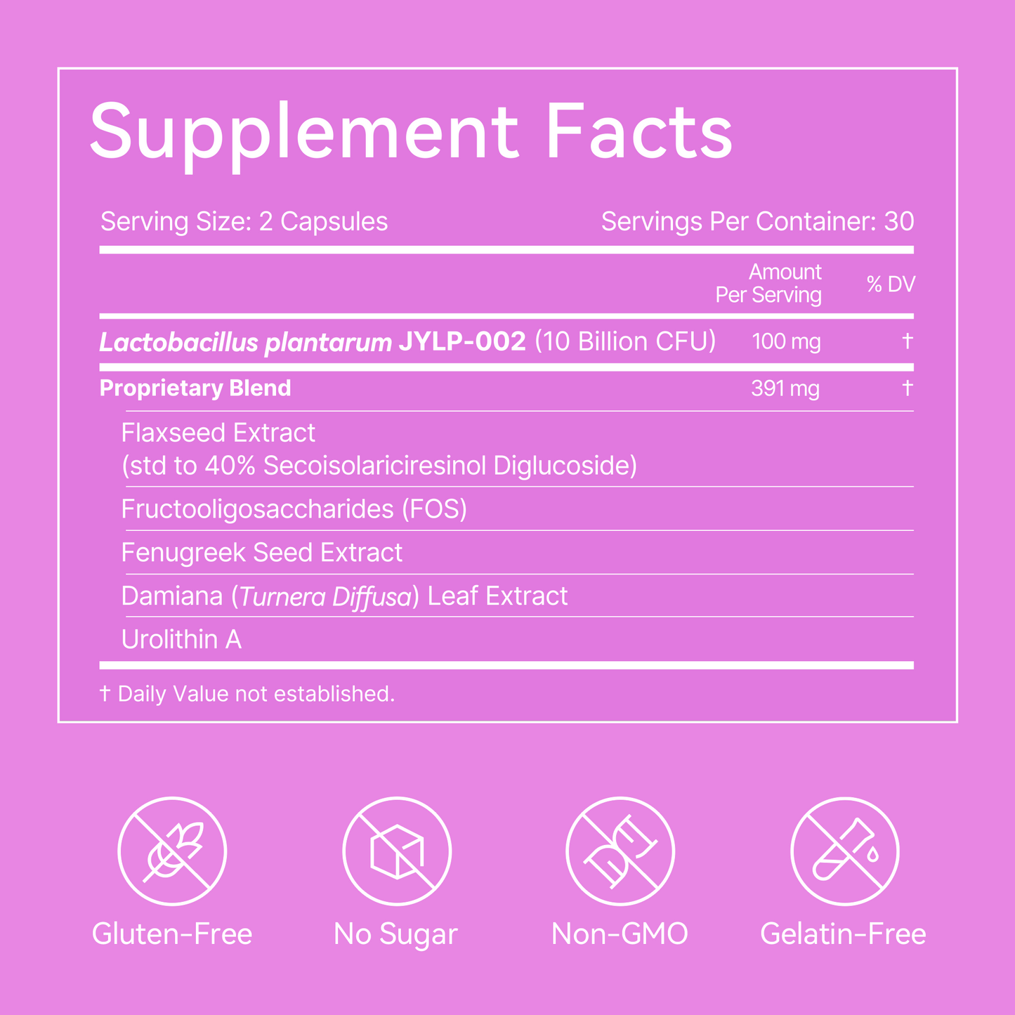 Laife Women’s Daily Balance Capsules – 10 Billion CFU Probiotic– Feminine & Hormonal Balance Support