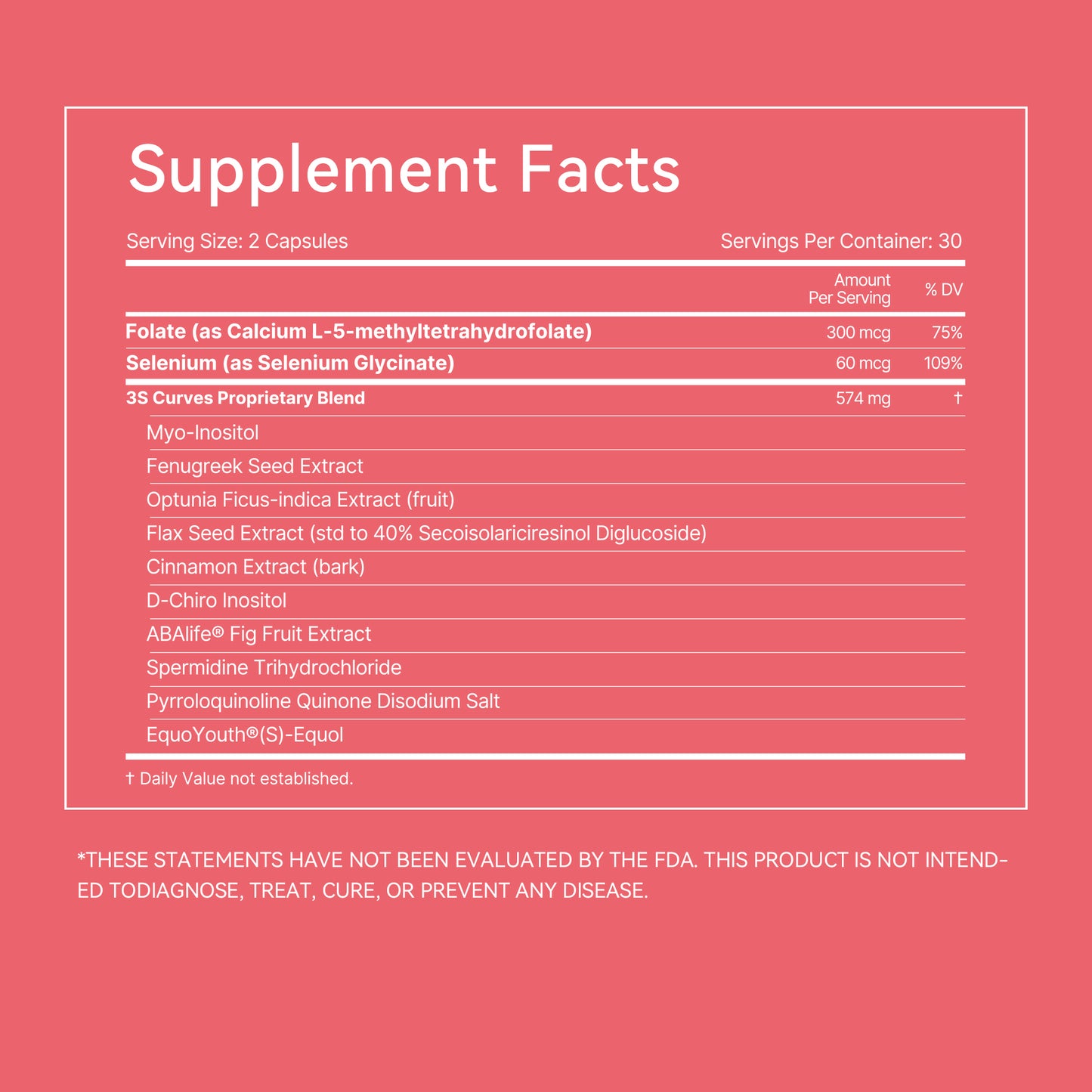 LAIFE 3 CURVES Women’s Balance Capsules
