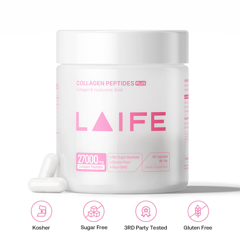 Collagen Peptides – Skin, Hair, Nails, Muscles & Bones Support – Brightening & Healthy Aging Support