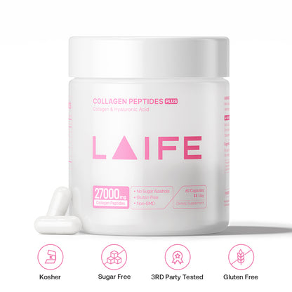 Collagen Peptides – Skin, Hair, Nails, Muscles & Bones Support – Brightening & Healthy Aging Support