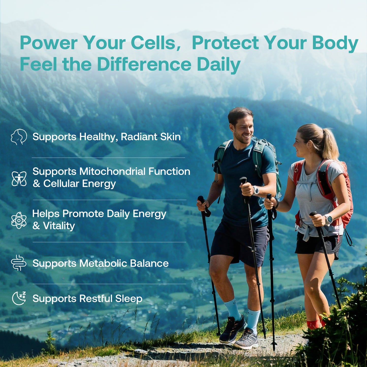 Laife L-Ergothioneine PLUS – Advanced Anti-Aging Cellular Support for Skin, Energy & Whole-Body Vitality with L-Ergothioneine, Nicotinamide Riboside (NR), Fisetin, Quercetin, Curcumin, Magnesium & Ecdysterone-60 capsules